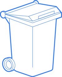 GoodFuels illustration - Organic waste container - GoodFuels